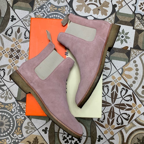new republic pink chelsea boots